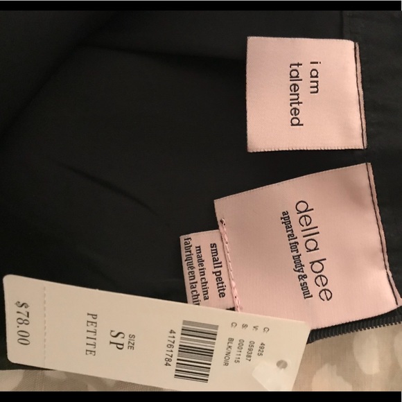 Black Striped Anthropologie Midi Skirt Size Small - Picture 4 of 4